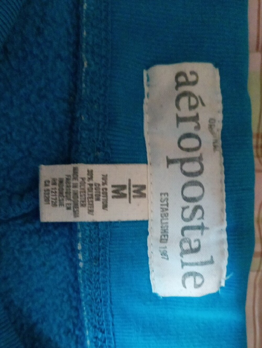 Aeropostale Bright Teal Fleece Sweatpants - Picture 2 of 2